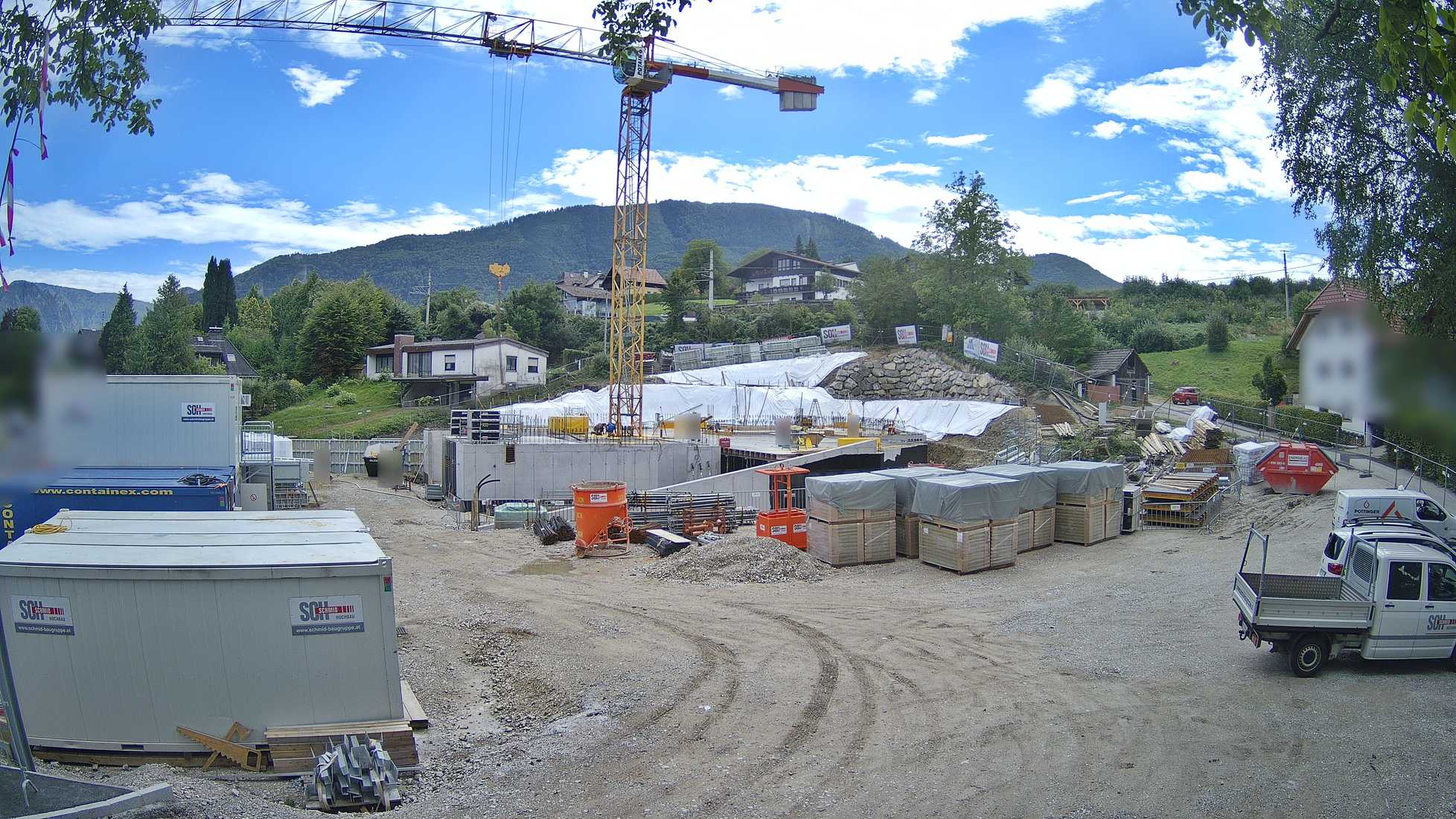 Baufortschritt am Dornbühel Traunsee Immobilien